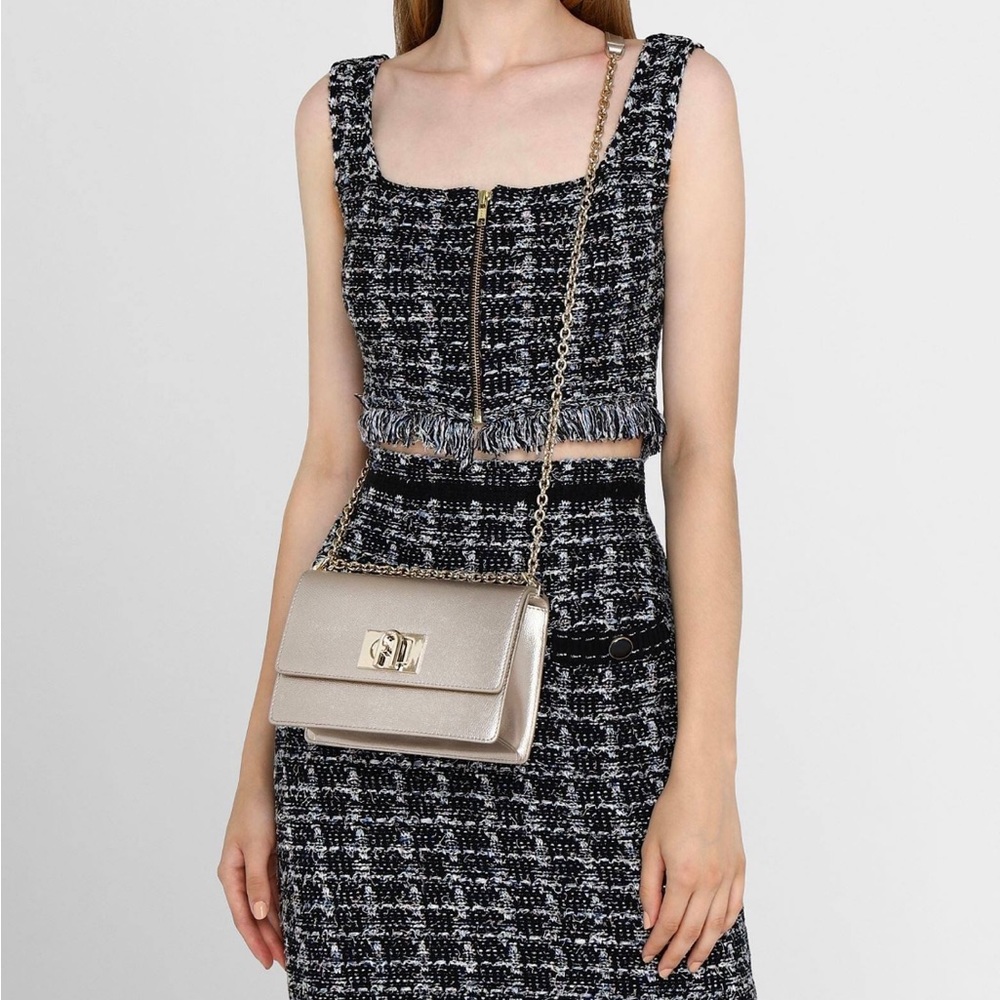Furla gold bag